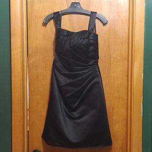 Black bridesmaid dress
